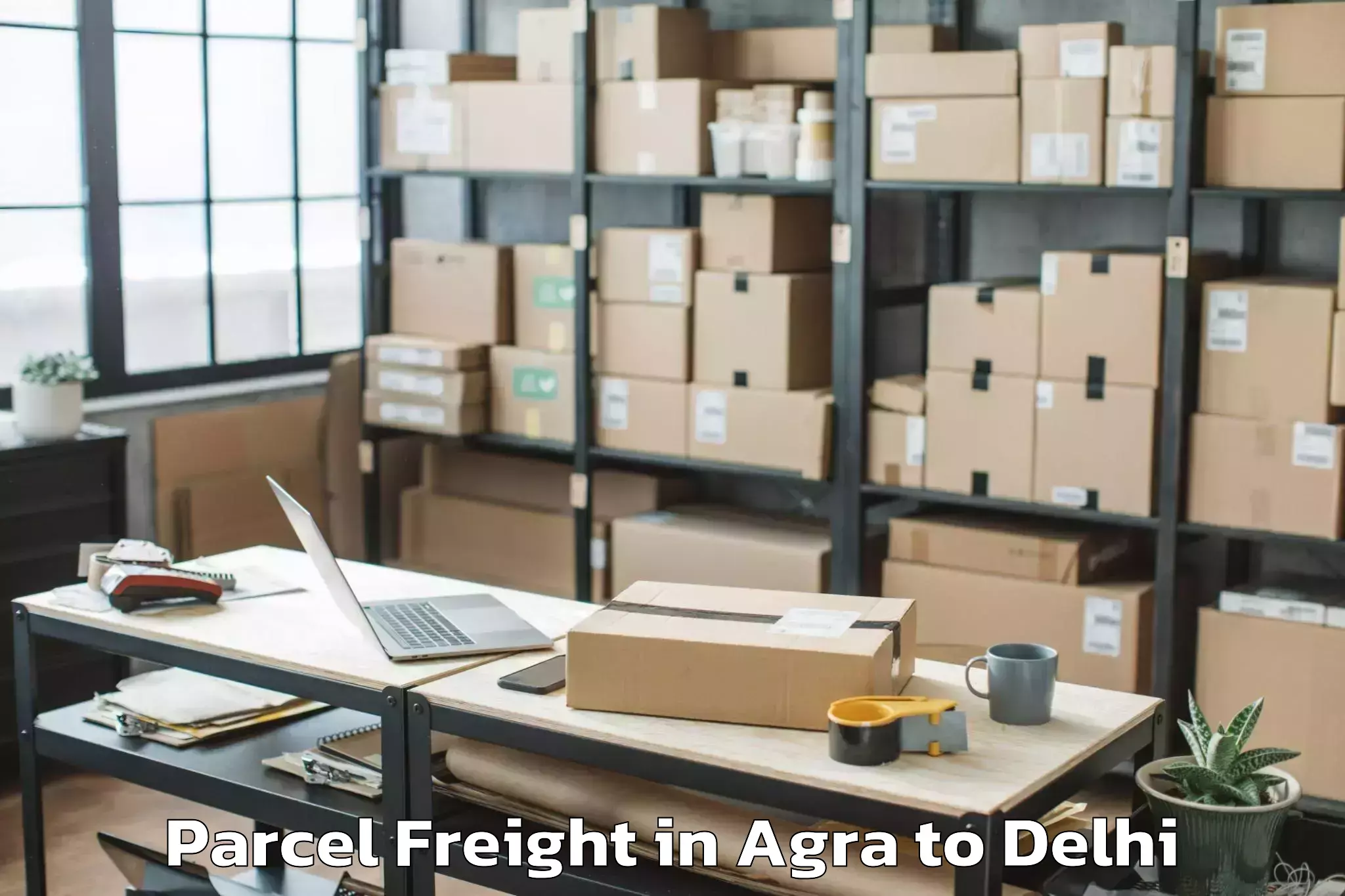 Professional Agra to East Delhi Parcel Freight